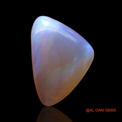 2.00 Cts Unheated Australian Fire Opal Loose Gemstone Trillion Cabochon Natural 13x9x3 mm AF-760