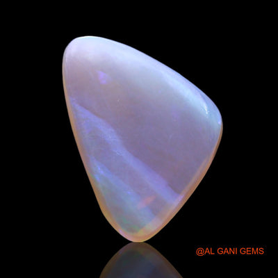 2.00 Cts Unheated Australian Fire Opal Loose Gemstone Trillion Cabochon Natural 13x9x3 mm AF-760