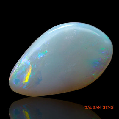 2.00 Cts Natural Australian Fire Opal Pear Cabochon Loose Gemstone For Jewelry 14x8x2 mm AF-761