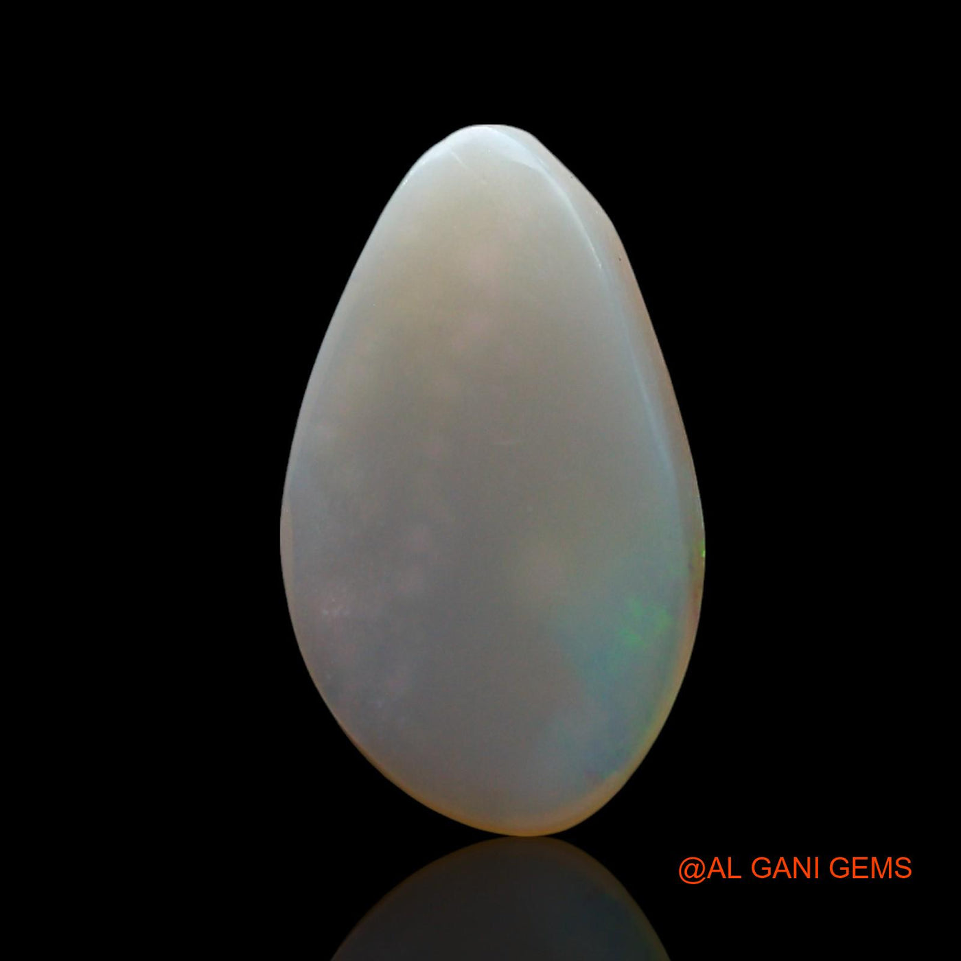 2.00 Cts Natural Australian Fire Opal Pear Cabochon Loose Gemstone For Jewelry 14x8x2 mm AF-761