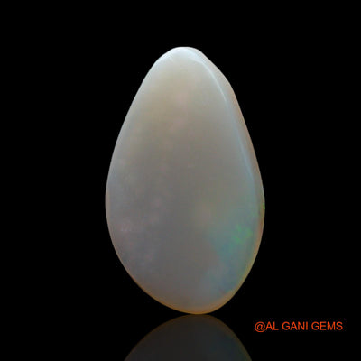 2.00 Cts Natural Australian Fire Opal Pear Cabochon Loose Gemstone For Jewelry 14x8x2 mm AF-761