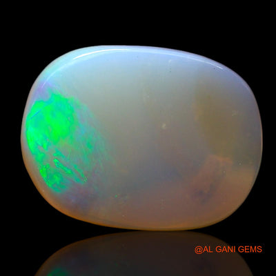 Natural Fire Opal Gemstone 2.00 Cts Loose Oval Cabochon From Australia 12x9x2 mm AF-762