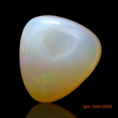 4.00 Cts Natural Australian Fire Opal Loose Gemstone Trillion Cabochon 11x10x5 mm AF-763