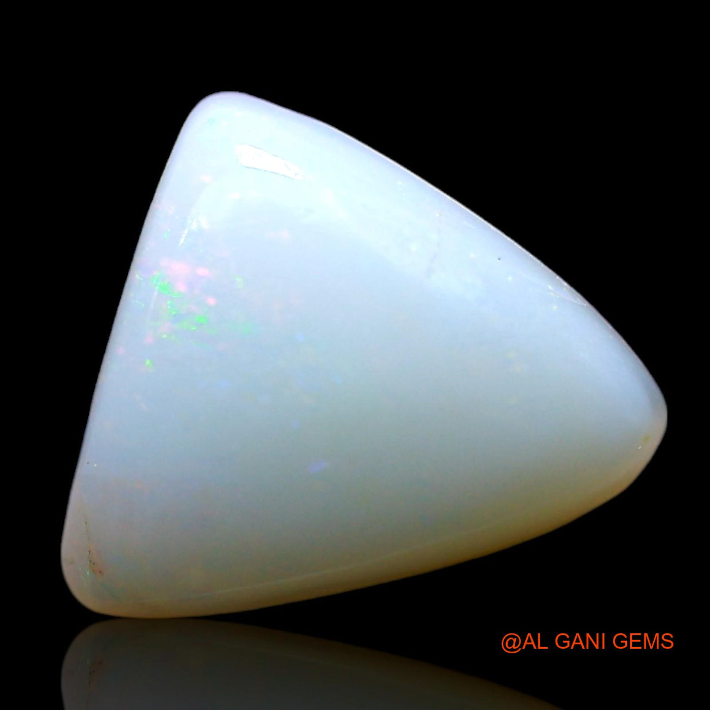 2.00 Cts Natural Australian Fire Opal Loose Gemstone Trillion Cabochon 10x10x4 mm AF-765