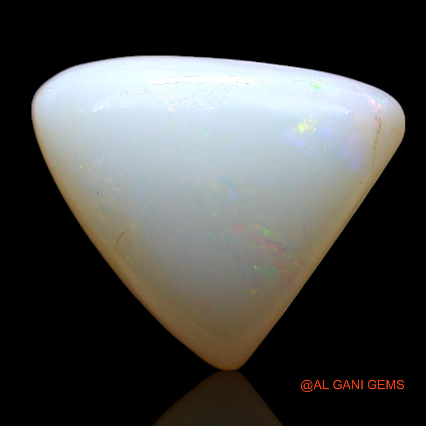 2.00 Cts Natural Australian Fire Opal Loose Gemstone Trillion Cabochon 10x10x4 mm AF-765