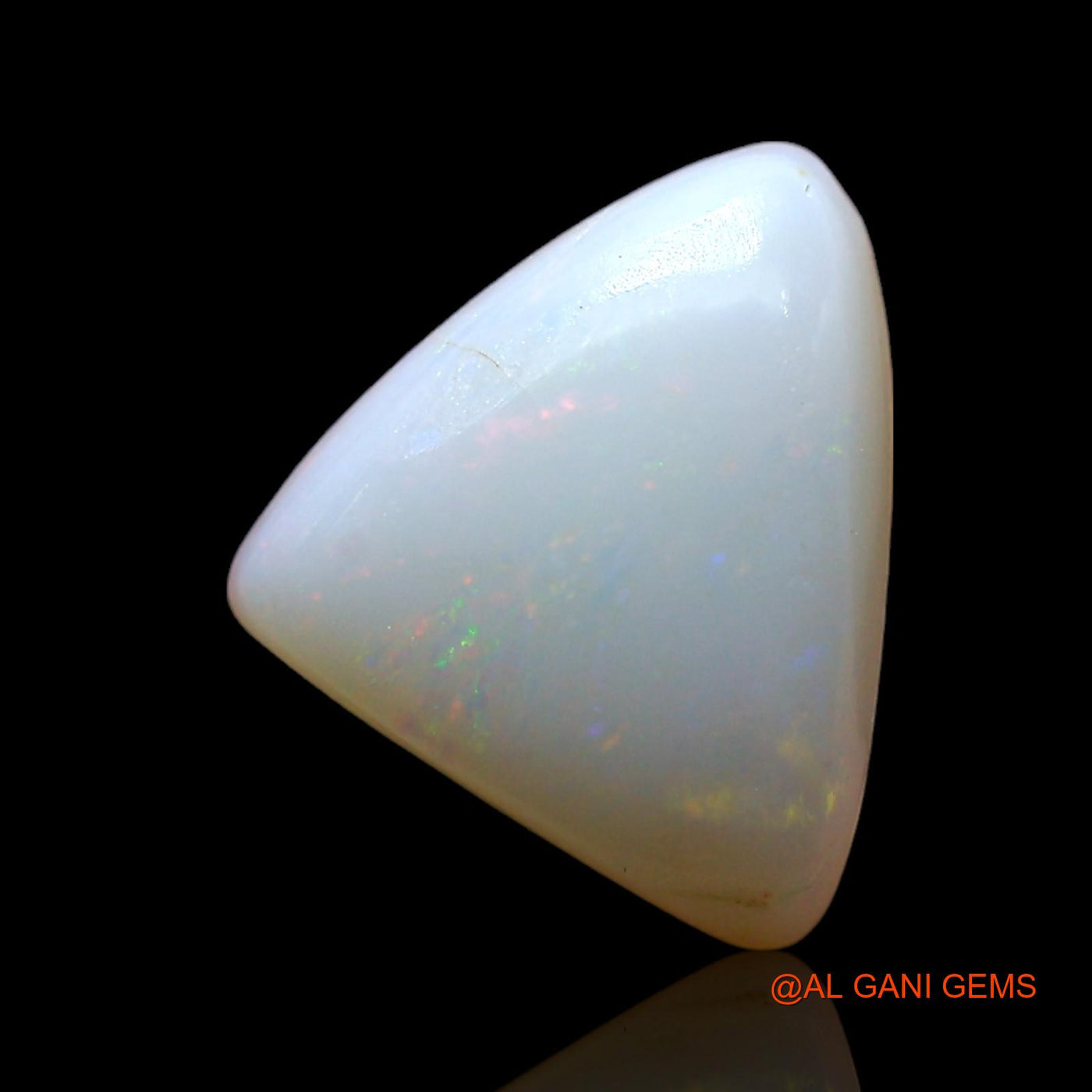 2.00 Cts Natural Australian Fire Opal Loose Gemstone Trillion Cabochon 10x10x4 mm AF-765