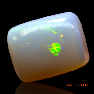 Natural Fire Opal Gemstone 5.00 Cts Loose Square Cabochon From Australia 11x8x6 mm AF-766