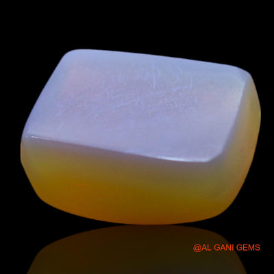 Natural Fire Opal Gemstone 5.00 Cts Loose Square Cabochon From Australia 11x8x6 mm AF-766