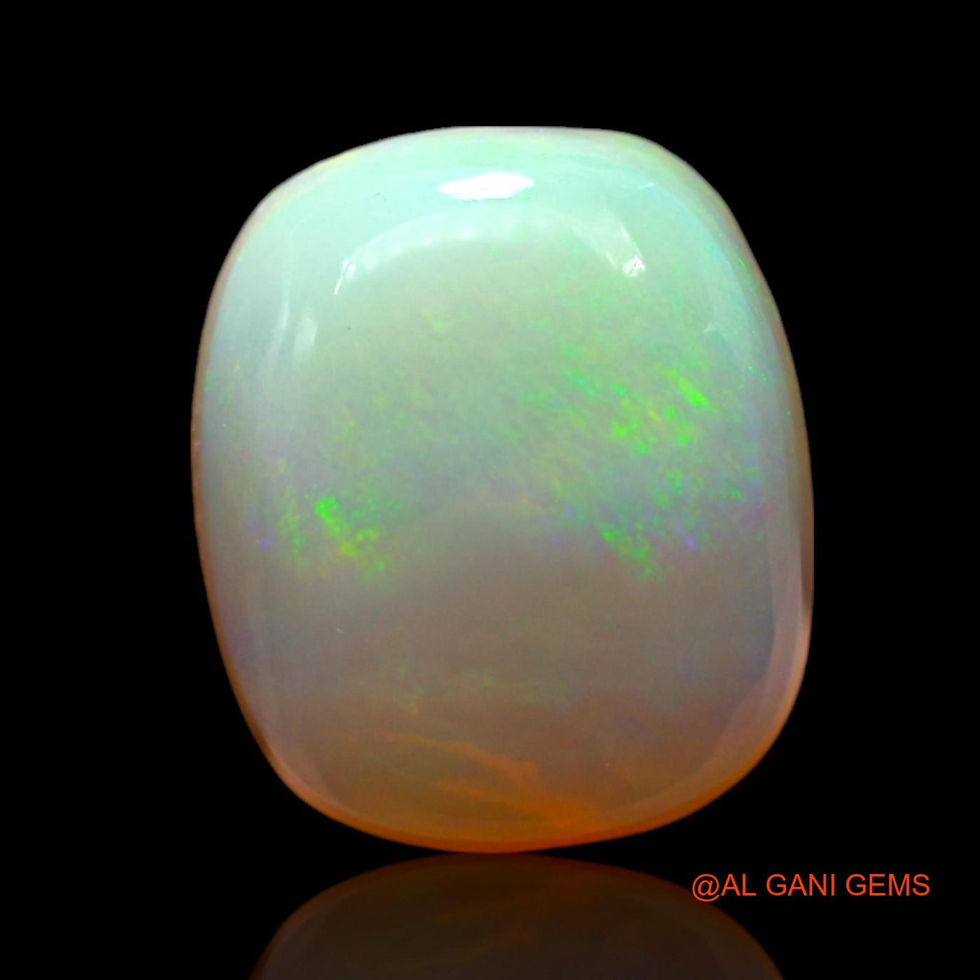 Natural Fire Opal Gemstone 4.00 Cts Loose Oval Cabochon From Australia 11x9x5 mm AF-768