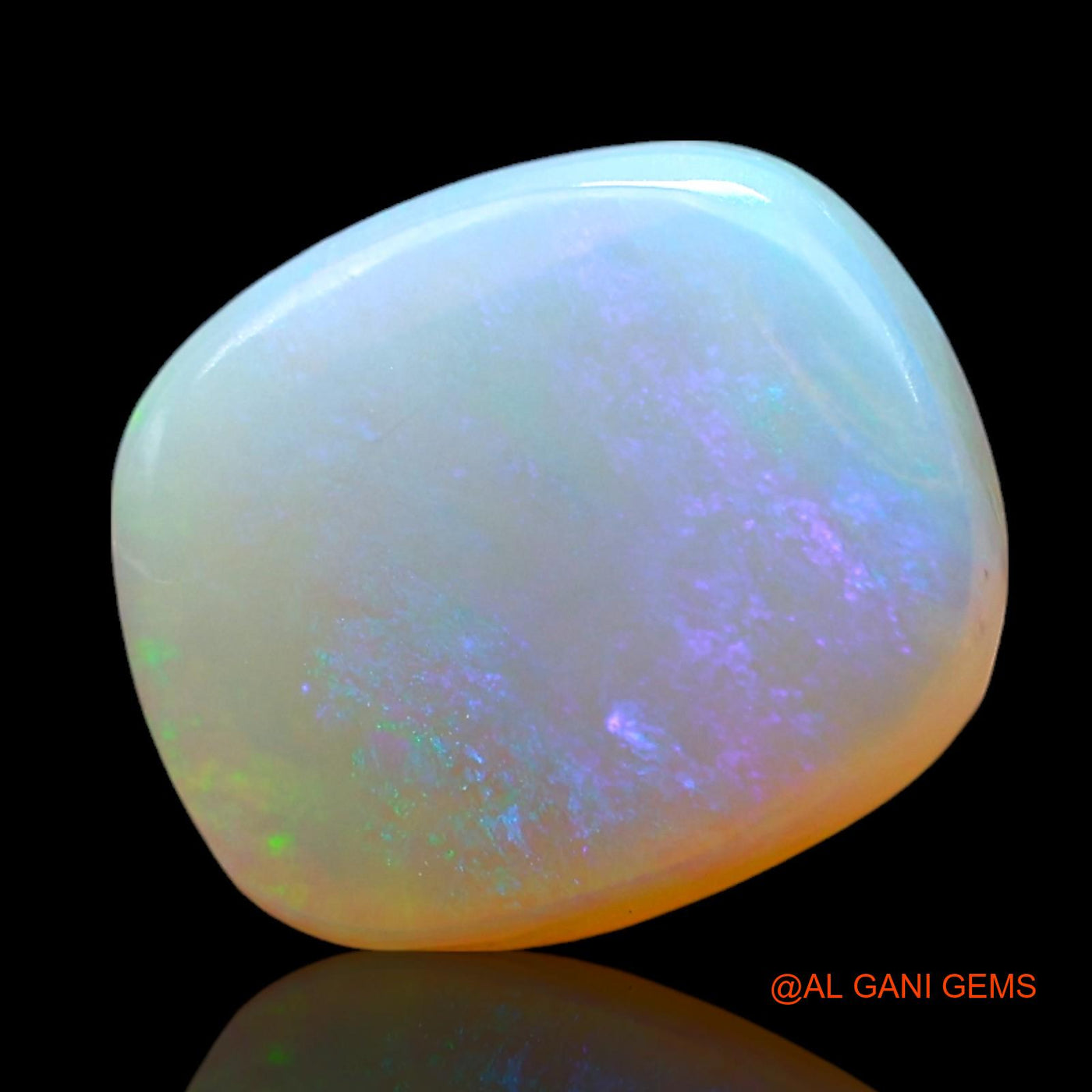 Natural Fire Opal Gemstone 4.00 Cts Loose Oval Cabochon From Australia 11x9x5 mm AF-768