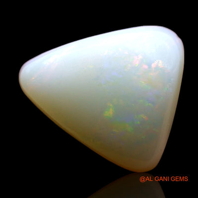 Natural Fire Opal Gemstone 2.00 Cts Loose Trillion Cabochon From Australia 11x10x4 mm AF-769