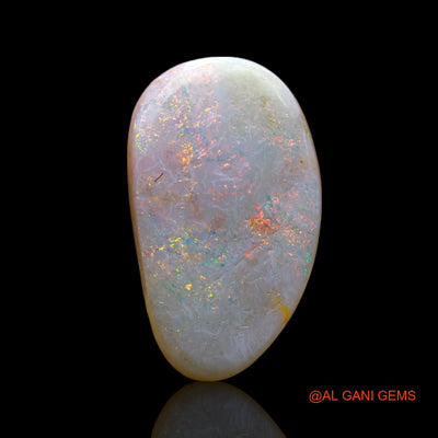 4.00 Cts Unheated Australian Fire Opal Loose Gemstone Fancy Cabochon Natural 18x11x3 mm AF-76