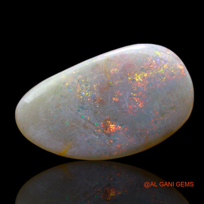 4.00 Cts Unheated Australian Fire Opal Loose Gemstone Fancy Cabochon Natural 18x11x3 mm AF-76