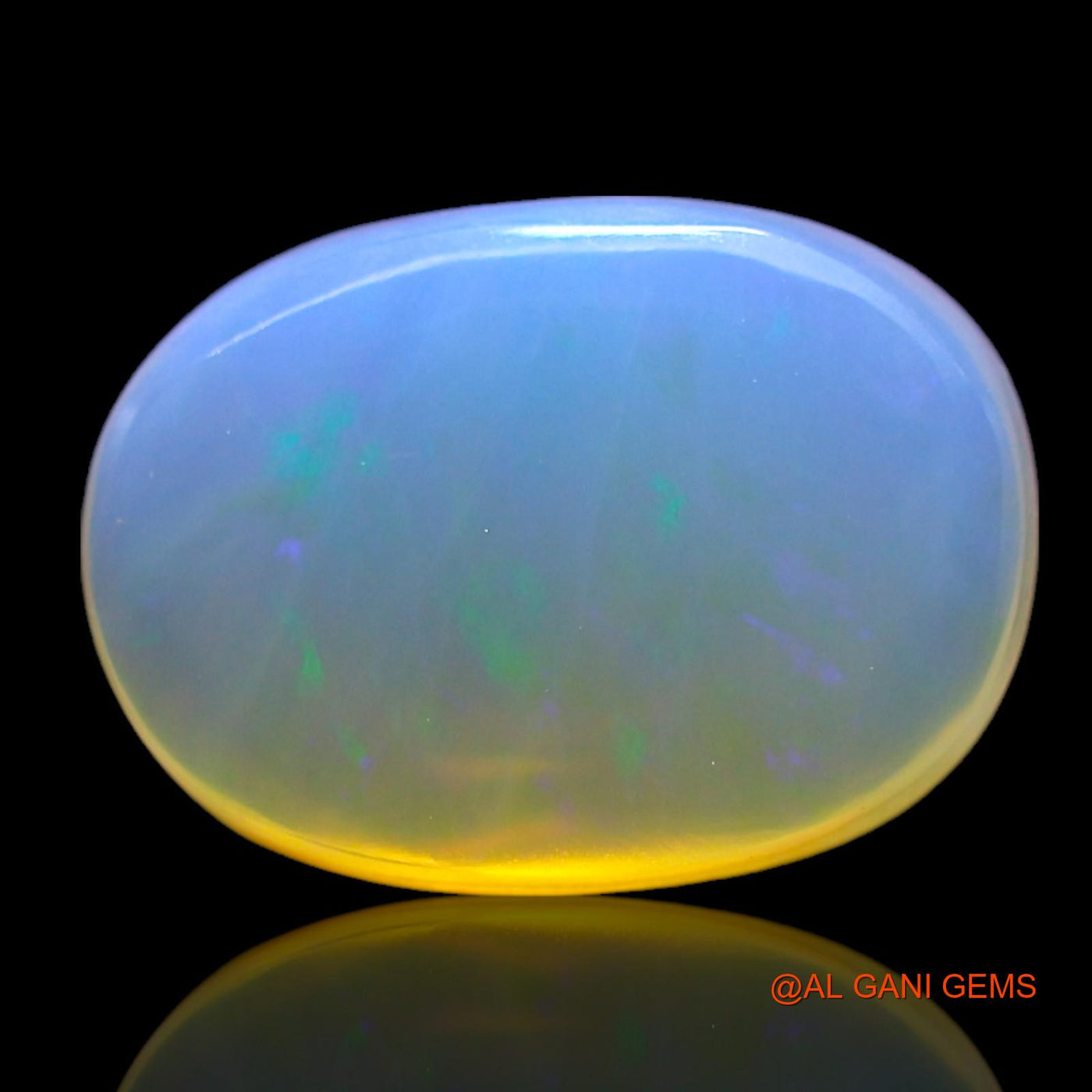 3.00 Cts Unheated Australian Fire Opal Loose Gemstone Oval Cabochon Natural 12x8x4 mm AF-770