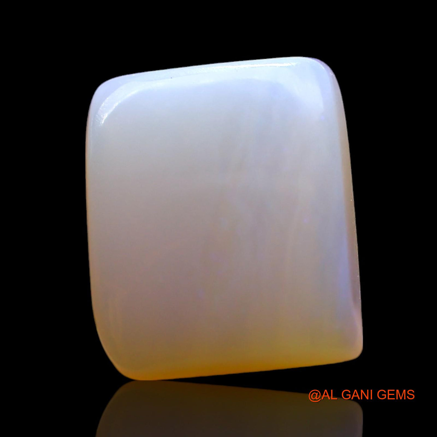 3.00 Cts Unheated Australian Fire Opal Loose Gemstone Square Cabochon Natural 10x8x3 mm AF-772