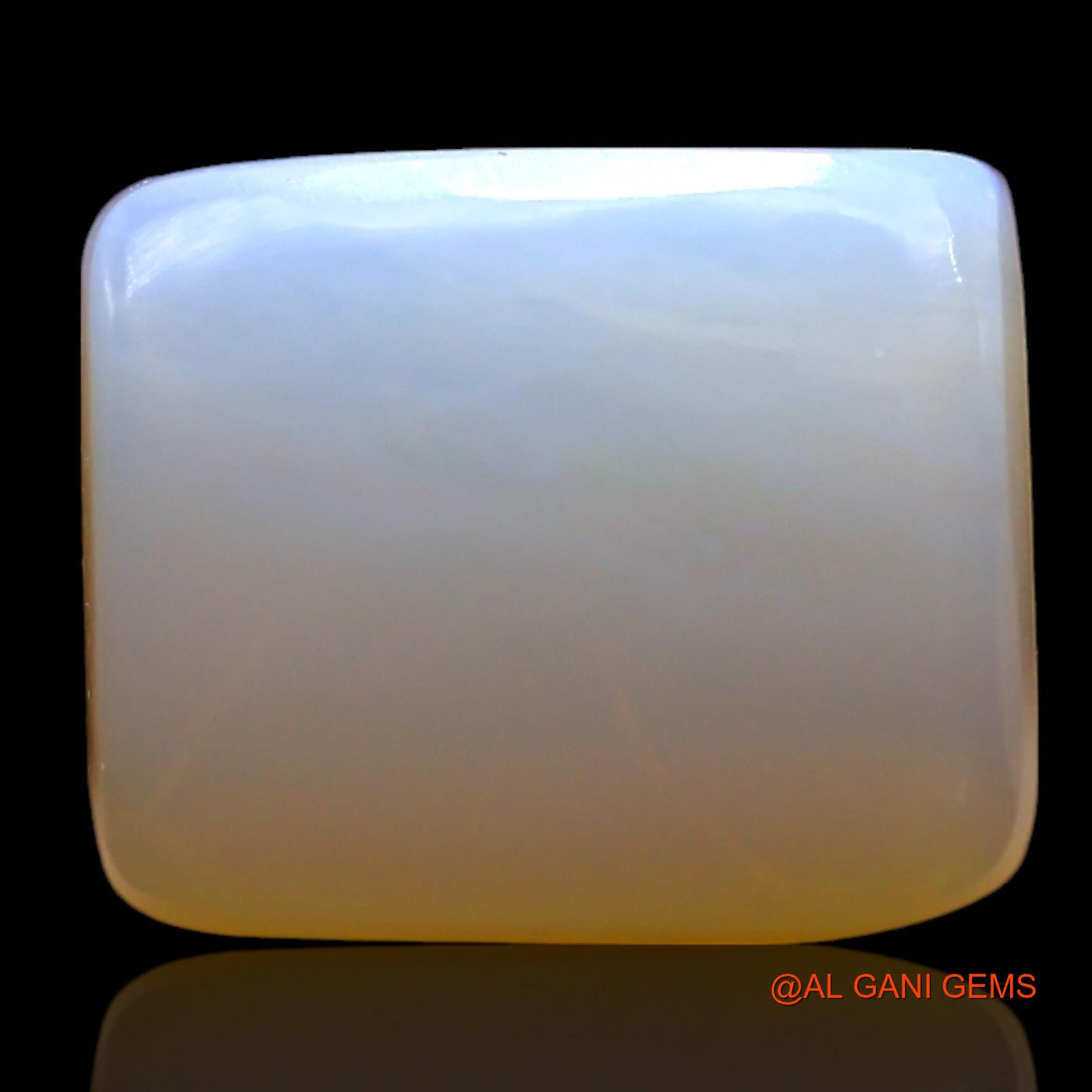 3.00 Cts Unheated Australian Fire Opal Loose Gemstone Square Cabochon Natural 10x8x3 mm AF-772