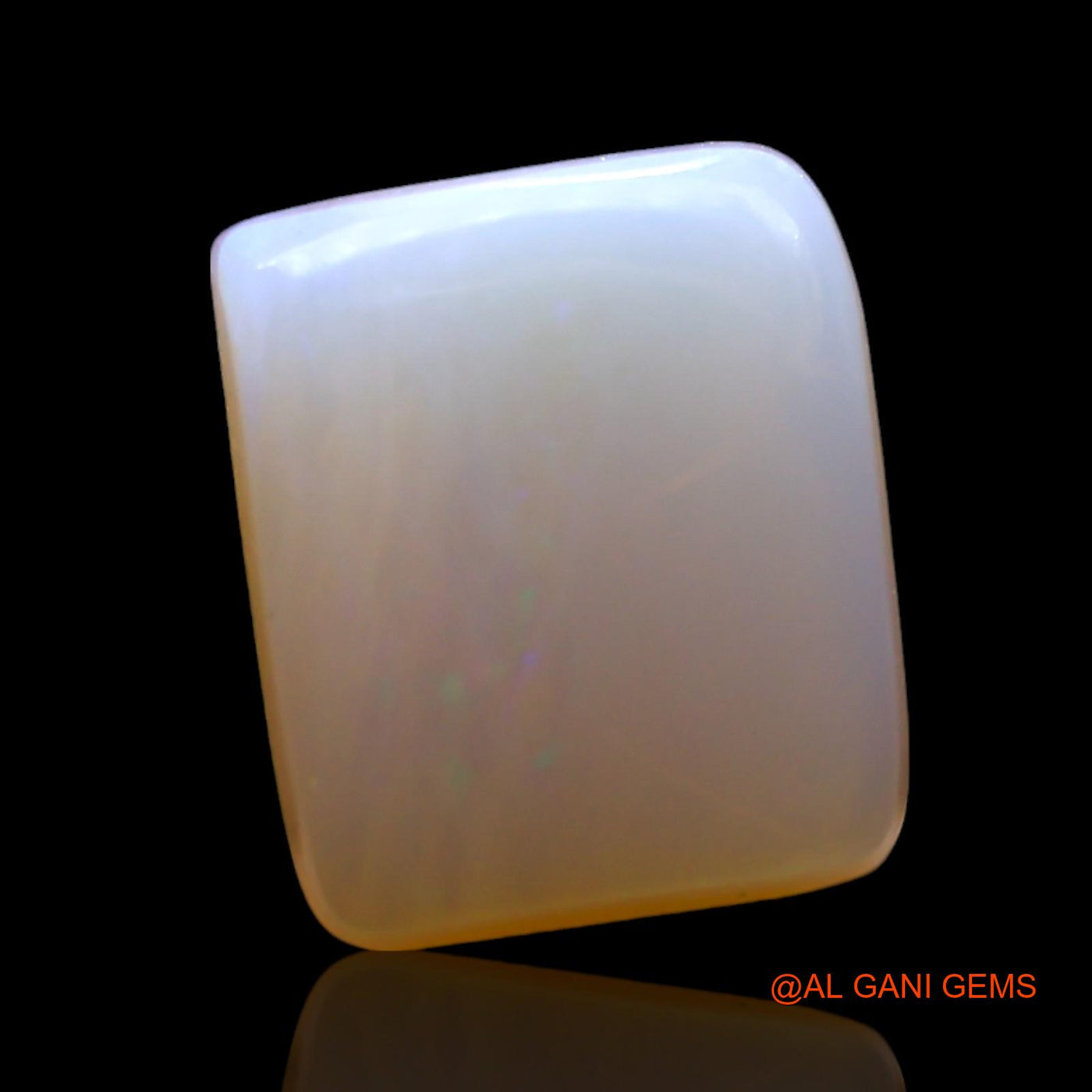 3.00 Cts Unheated Australian Fire Opal Loose Gemstone Square Cabochon Natural 10x8x3 mm AF-772
