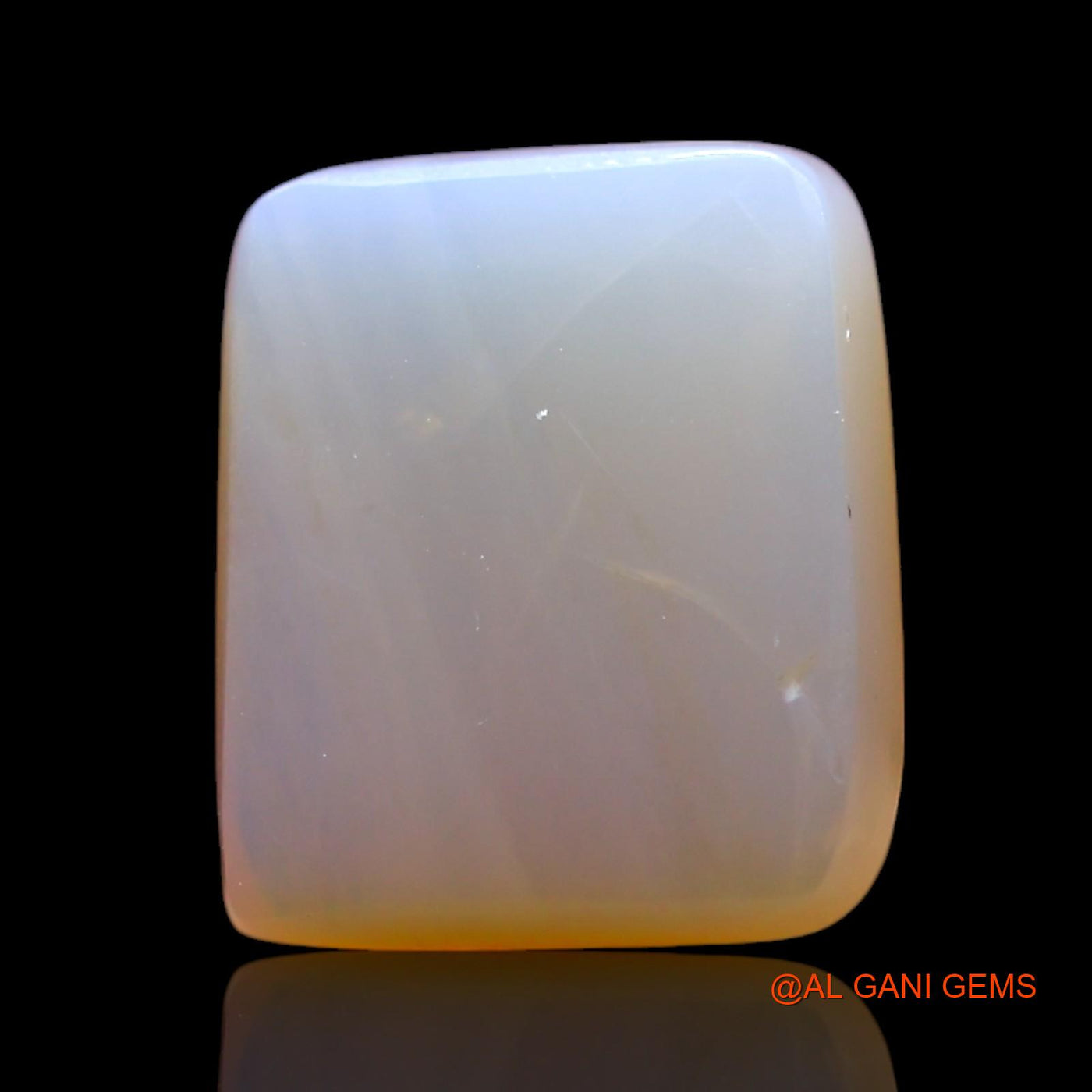 3.00 Cts Unheated Australian Fire Opal Loose Gemstone Square Cabochon Natural 10x8x3 mm AF-772
