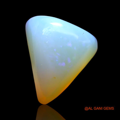 3.00 Cts Unheated Australian Fire Opal Loose Gemstone Trillion Cabochon Natural 11x9x5 mm AF-773