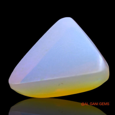 3.00 Cts Unheated Australian Fire Opal Loose Gemstone Trillion Cabochon Natural 11x9x5 mm AF-773