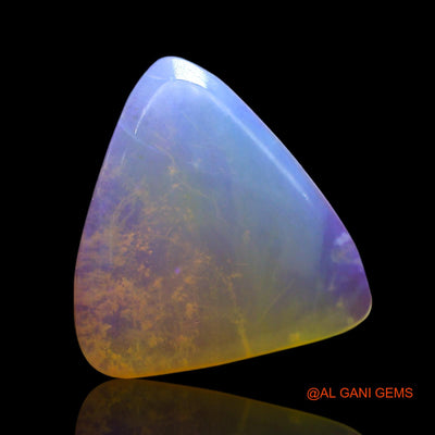 1.00 Cts Unheated Australian Fire Opal Loose Gemstone Trillion Cabochon Natural 11x10x3 mm AF-774