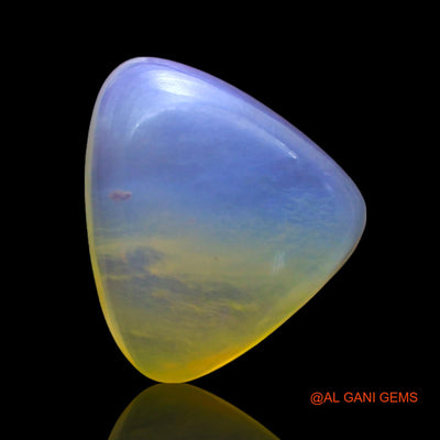 3.00 Cts Natural Australian Fire Opal Loose Gemstone Trillion Cabochon 11x10x5 mm AF-775