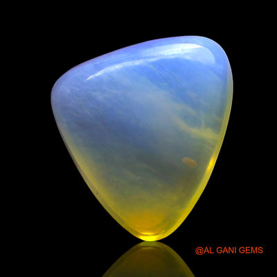 3.00 Cts Natural Australian Fire Opal Loose Gemstone Trillion Cabochon 11x10x5 mm AF-775