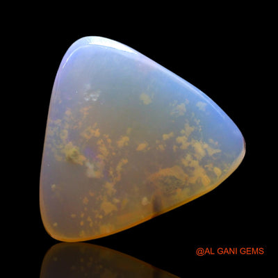 3.00 Cts Unheated Australian Fire Opal Loose Gemstone Trillion Cabochon Natural 11x11x3 mm AF-776