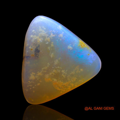 3.00 Cts Unheated Australian Fire Opal Loose Gemstone Trillion Cabochon Natural 11x11x3 mm AF-776