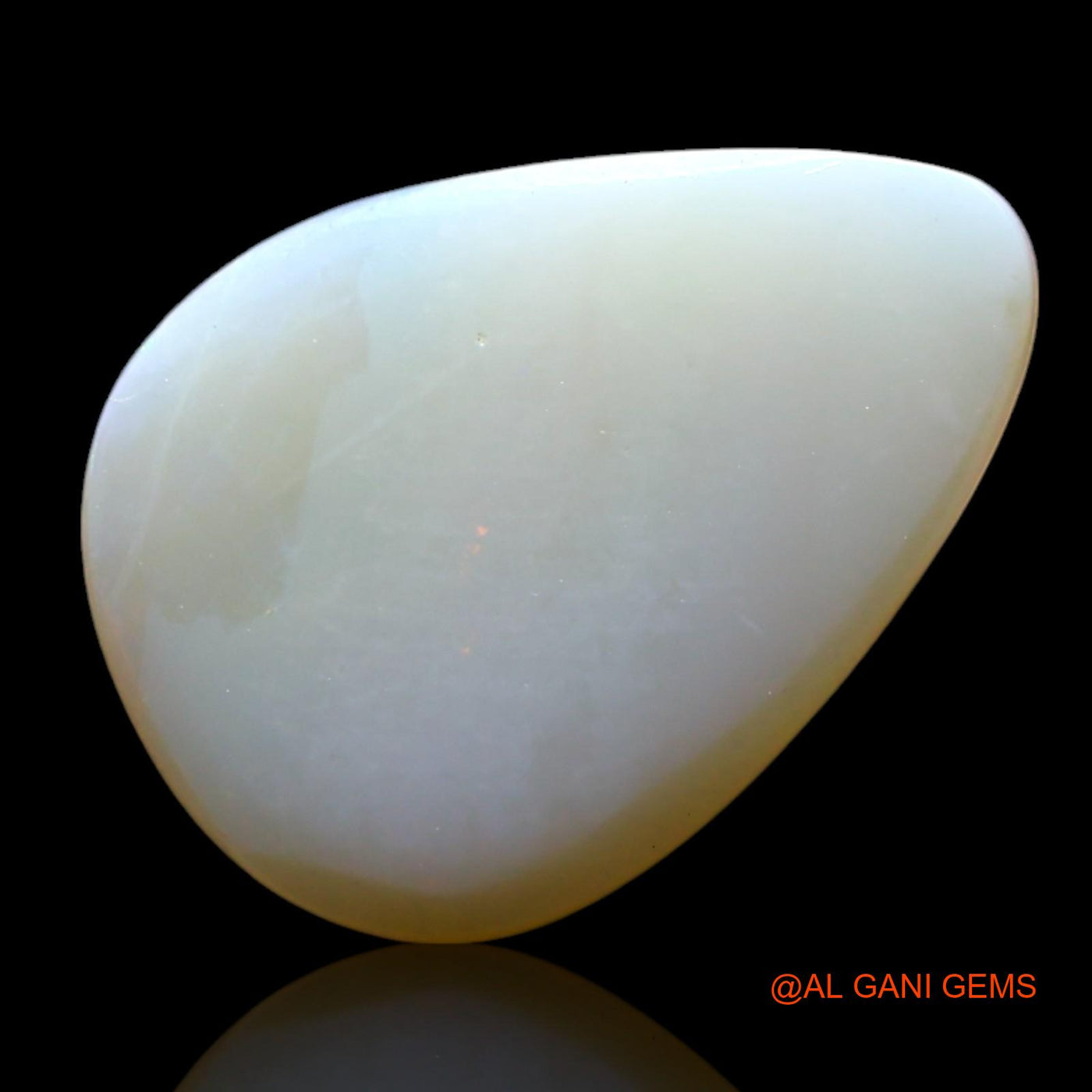 Natural Untreated Fire Opal Loose Gemstone Pear Cabochon From Australia 1.00 Cts 13x9x2 mm AF-777