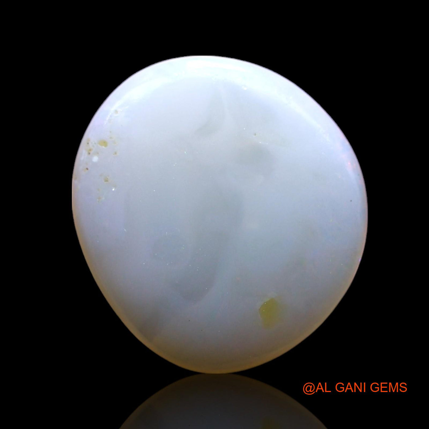 2.00 Cts Natural Australian Fire Opal Oval Cabochon Loose Gemstone For Jewelry 12x11x2 mm AF-778