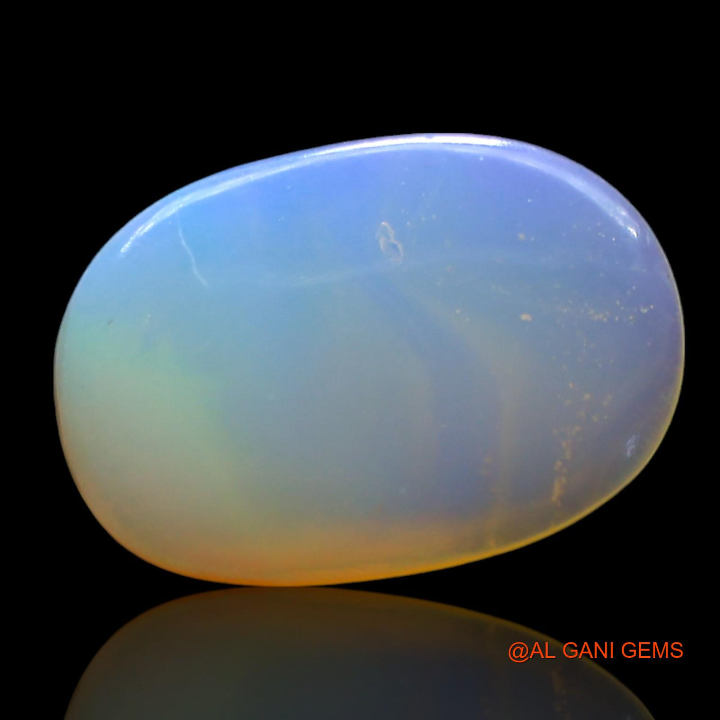 2.00 Cts Unheated Australian Fire Opal Loose Gemstone Oval Cabochon Natural 13x9x2 mm AF-779