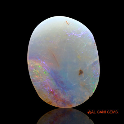 Natural Untreated Fire Opal Loose Gemstone Oval Cabochon From Australia 1.00 Cts 12x9x1 mm AF-780