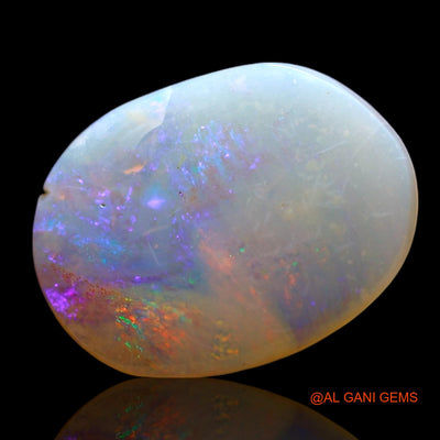 Natural Untreated Fire Opal Loose Gemstone Oval Cabochon From Australia 1.00 Cts 12x9x1 mm AF-780