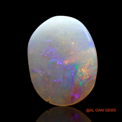 Natural Untreated Fire Opal Loose Gemstone Oval Cabochon From Australia 1.00 Cts 12x9x1 mm AF-780