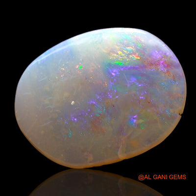 Natural Untreated Fire Opal Loose Gemstone Oval Cabochon From Australia 1.00 Cts 12x9x1 mm AF-780