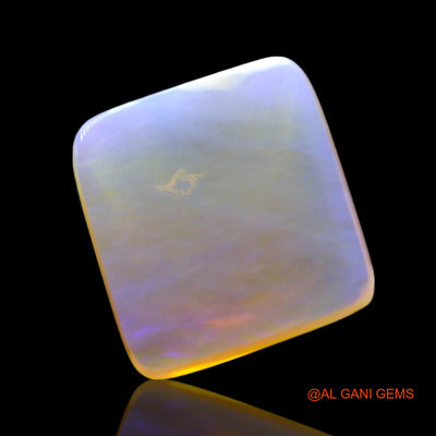 3.00 Cts Unheated Australian Fire Opal Loose Gemstone Square Cabochon Natural 10x9x3 mm AF-781