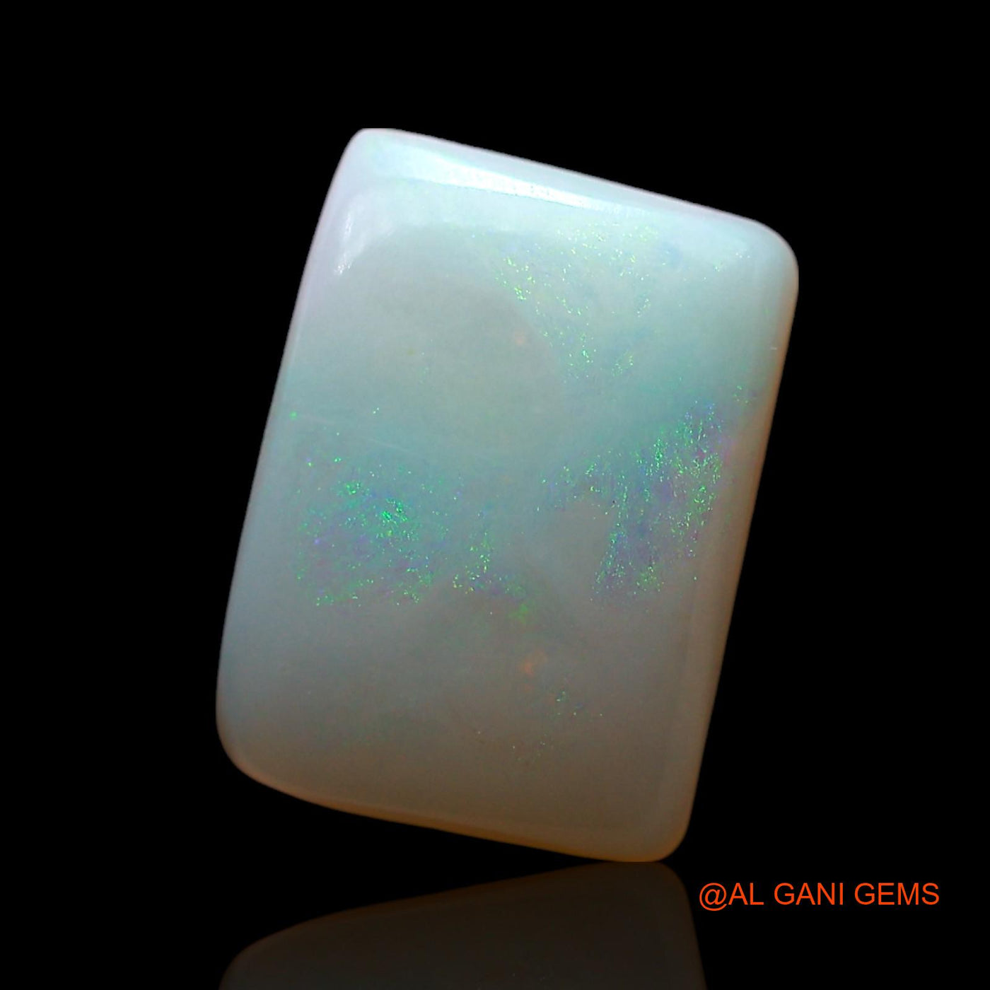 2.00 Cts Unheated Australian Fire Opal Loose Gemstone Square Cabochon Natural 11x8x3 mm AF-782