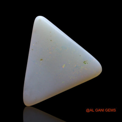 1.00 Cts Natural Australian Fire Opal Loose Gemstone Trillion Cabochon 11x10x2 mm AF-783
