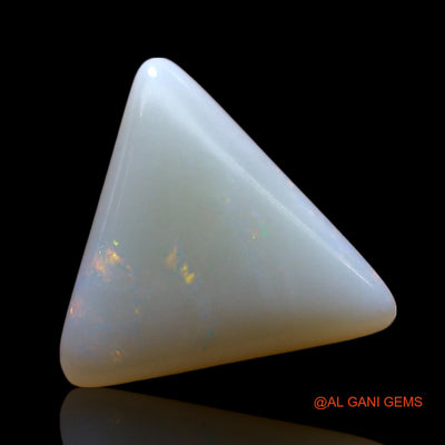 1.00 Cts Natural Australian Fire Opal Loose Gemstone Trillion Cabochon 11x10x2 mm AF-783