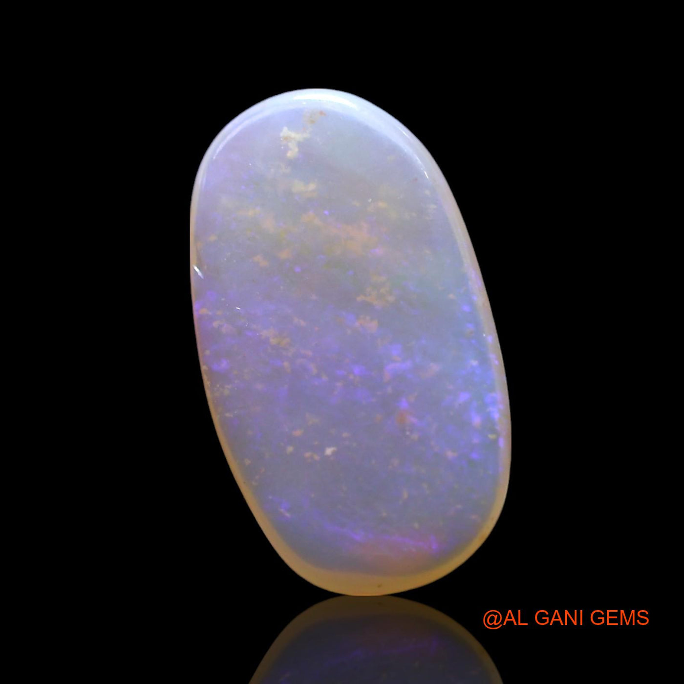 1.00 Cts Natural Australian Fire Opal Loose Gemstone Oval Cabochon 13x7x2 mm AF-784