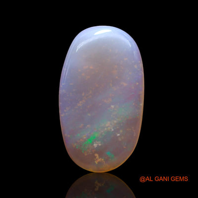 1.00 Cts Natural Australian Fire Opal Loose Gemstone Oval Cabochon 13x7x2 mm AF-784