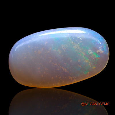 1.00 Cts Natural Australian Fire Opal Loose Gemstone Oval Cabochon 13x7x2 mm AF-784