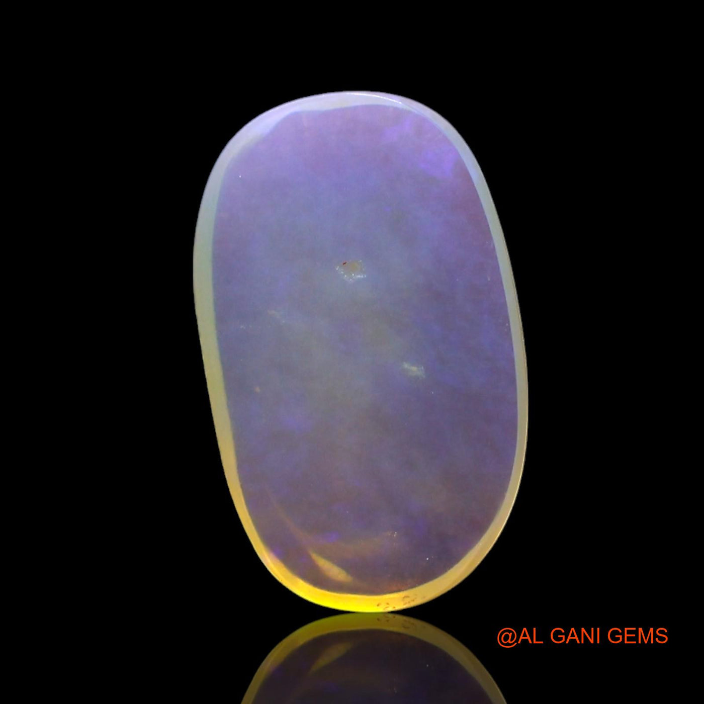 Natural Untreated Fire Opal Loose Gemstone Oval Cabochon From Australia 1.00 Cts 12x8x2 mm AF-786