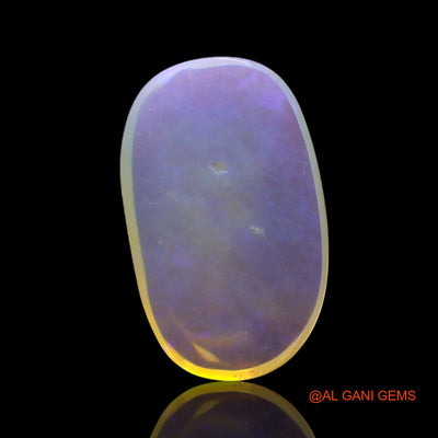 Natural Untreated Fire Opal Loose Gemstone Oval Cabochon From Australia 1.00 Cts 12x8x2 mm AF-786