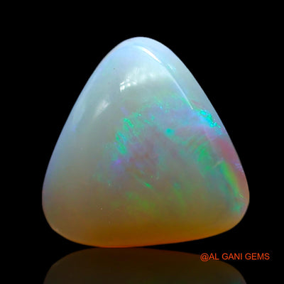 Natural Untreated Fire Opal Loose Gemstone Trillion Cabochon From Australia 2.00 Cts 10x10x3 mm AF-787