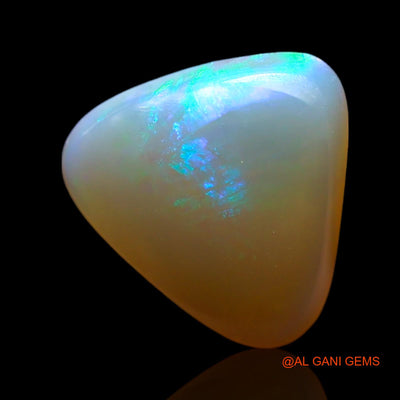 Natural Untreated Fire Opal Loose Gemstone Trillion Cabochon From Australia 2.00 Cts 10x10x3 mm AF-787