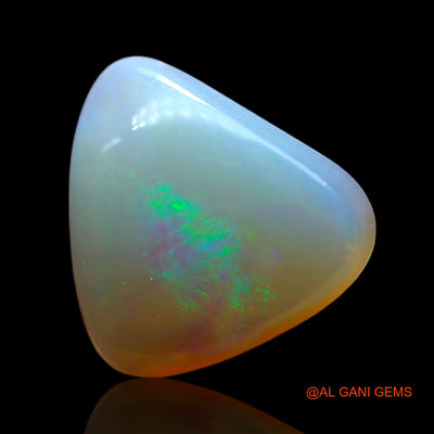 Natural Untreated Fire Opal Loose Gemstone Trillion Cabochon From Australia 2.00 Cts 10x10x3 mm AF-787