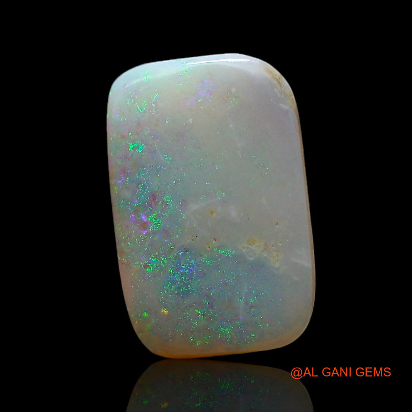 1.00 Cts Unheated Australian Fire Opal Loose Gemstone Square Cabochon Natural 11x7x2 mm AF-788