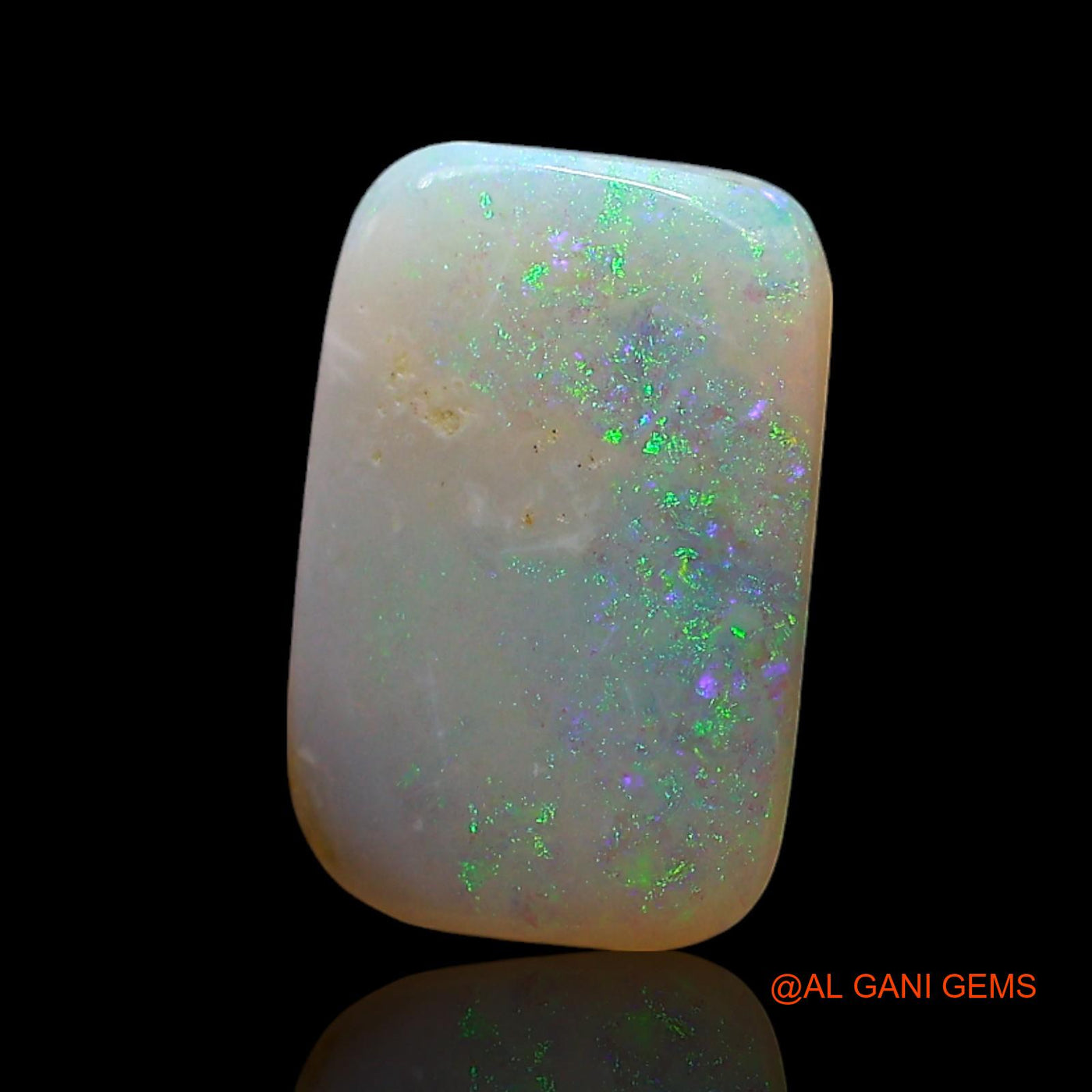 1.00 Cts Unheated Australian Fire Opal Loose Gemstone Square Cabochon Natural 11x7x2 mm AF-788